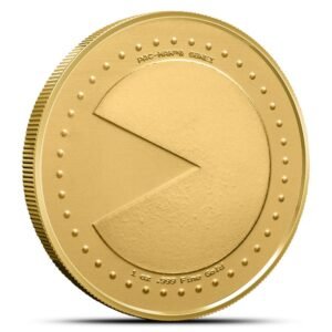 1 oz PAC-MAN Game Token Gold Round (BU)