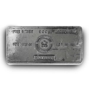 100 oz Royal Canadian Mint Silver Bar (Vintage Design)