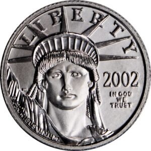 1/2 oz American Platinum Eagle Coin (Random Year, BU)