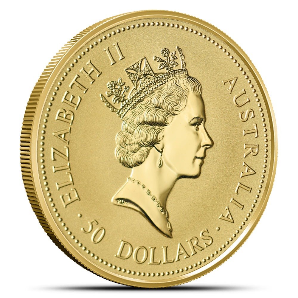 1/2 oz Australian Gold Nugget Kangaroo Coin (Random Year) - Image 2