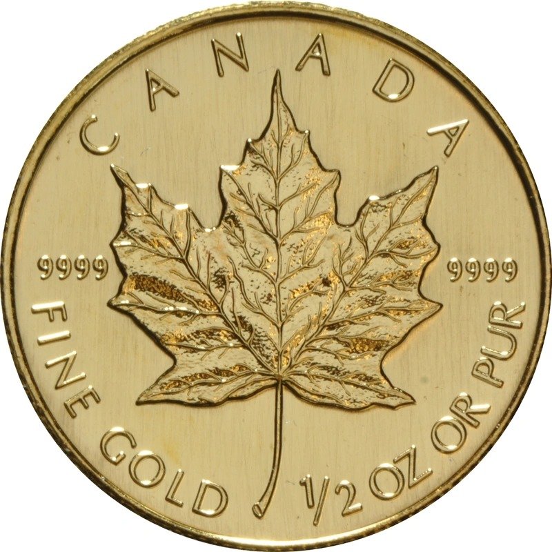 Buy 1/2 oz Canadian Maple Leaf Gold Coin Best Value