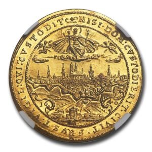1640 Germany Gold 5 Ducat Maximilian I MS-64 NGC