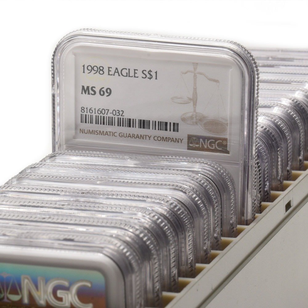 1986-2025 American Silver Eagle 41-Coin Set NGC MS69 - Image 2