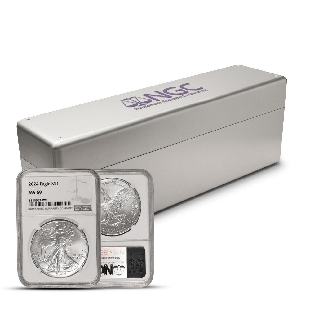 1986-2025 American Silver Eagle 41-Coin Set NGC MS69 - Image 3