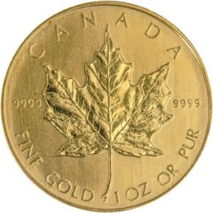 1987 1 oz Canadian Gold Maple Leaf Coin