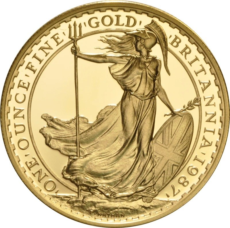 1987 Proof Gold Britannia 4 Coin Set Boxed - Image 3