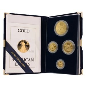 Buy 1989 Proof Gold Eagle 4 Coin Set Boxed