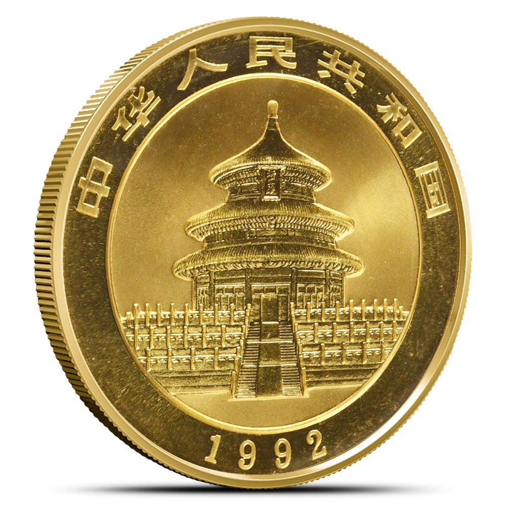 1992 1 oz Chinese Gold Panda Coin (Small Date, Sealed) - Image 2