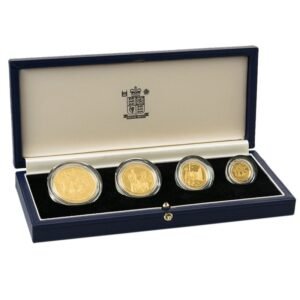 1992 Falkland Islands Heritage Year 4 Coin Gold Proof Set Boxed