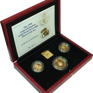1994 Proof Gold Sovereign 3 Coin Set Boxed