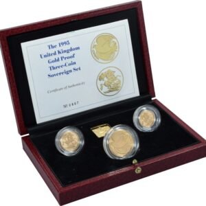 1995 Proof Gold Sovereign 3 Coin Set Boxed