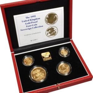 1995 Proof Gold Sovereign 4 Coin Set Boxed
