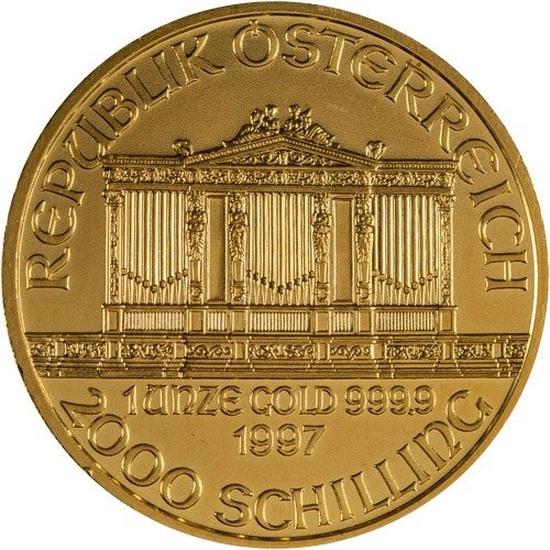 1997 1 oz Austrian Gold Philharmonic Coin - Image 2