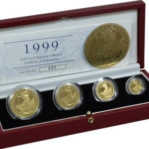 1999 Proof Gold Britannia 4 Coin Set Boxed