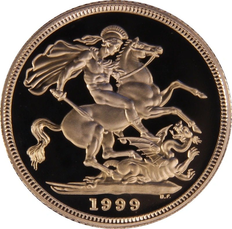 1999 Proof Gold Sovereign 4 Coin Set Boxed - Image 3