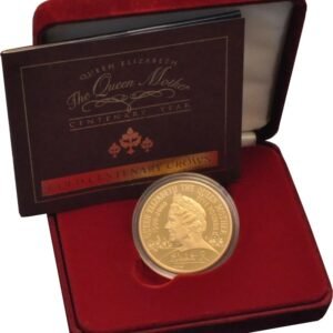 2000 Proof Gold Crown £5 Coin Queen Mother Boxed