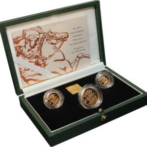 2000 Proof Gold Sovereign 3 Coin Set Boxed