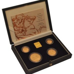2000 Proof Gold Sovereign 4 Coin Set Boxed