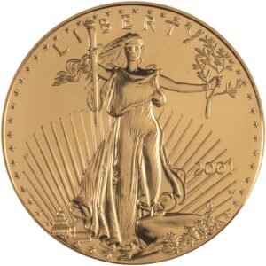 2001-W 1 oz Proof American Gold Eagle Coin (Box + CoA)