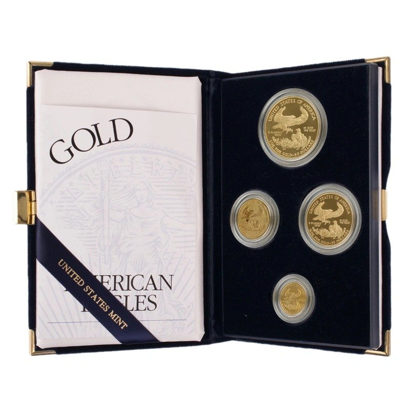 Buy 2003 Proof Gold Eagle 4 Coin Set Boxed