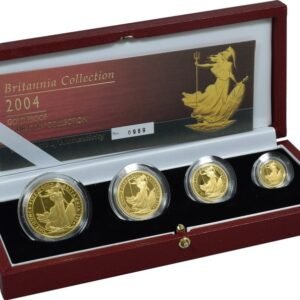 2004 Proof Gold Britannia 4 Coin Set Boxed