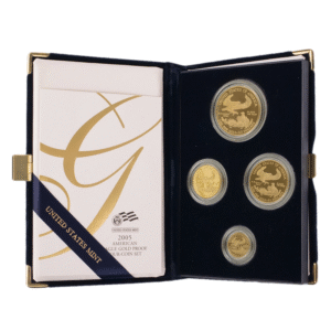 Buy 2005 Proof Gold Eagle 4 Coin Set Boxed