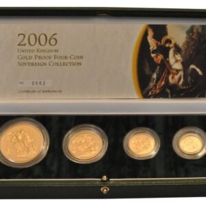 2006 Proof Gold Sovereign 4 Coin Set Boxed