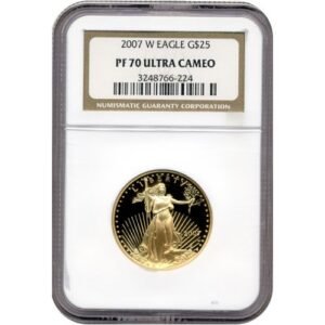 2007-W 1/2 oz Proof American Gold Eagle Coin NGC PF70 UCAM
