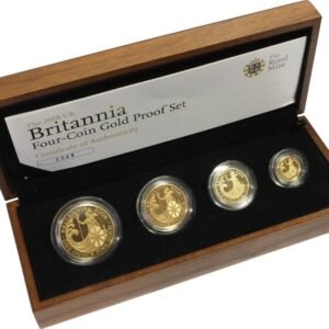 2008 Proof Gold Britannia 4 Coin Set Boxed