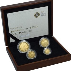 2010 Proof Gold Britannia 4 Coin Set Boxed
