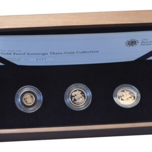 2010 Proof Gold Sovereign 3 Coin Standard Set Boxed