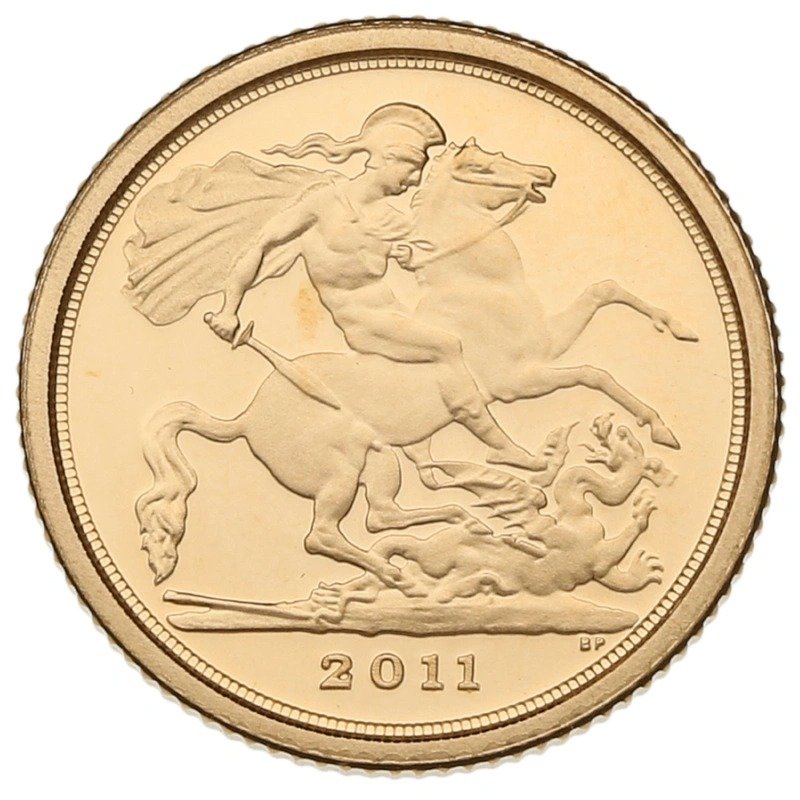 2011 Proof Gold Sovereign 4 Coin Set Smaller Boxed - Image 3