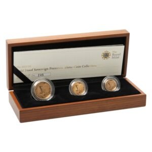 2012 Proof Gold Sovereign Premium 3 Coin Set Boxed