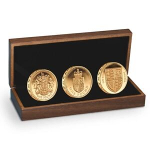 2013 Proof Gold £1 Pound Coin 30th Anniversary of the £1 3 Coin Set Boxed