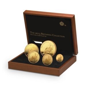 2013 Proof Gold Britannia 5 Coin Set Boxed