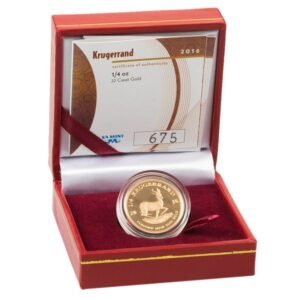 2016 Proof 1/4 oz Krugerrand Gold Coin Boxed