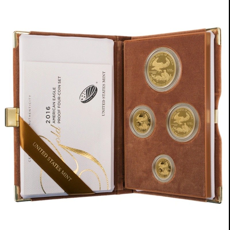 Buy 2016 Proof Gold Eagle 4 Coin Set Boxed