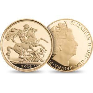 2016 Proof Gold Sovereign 3 Coin Premium Set Butler Effigy Boxed