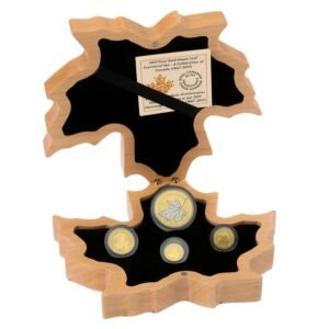 2017 Pure Gold Maple Leaf Fractional Set Boxed