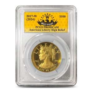 2017-W 1 oz High Relief 225th Anniversary American Liberty Gold Coin PCGS PR69 DCAM