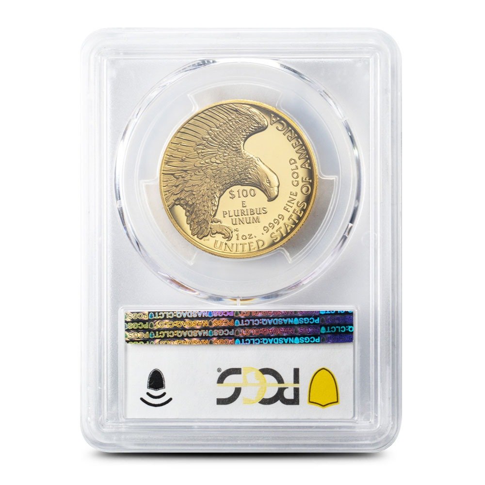 2019-W 1 oz American Liberty High Relief Gold Coin SP69 (PCGS or NGC, Varied Label) - Image 2