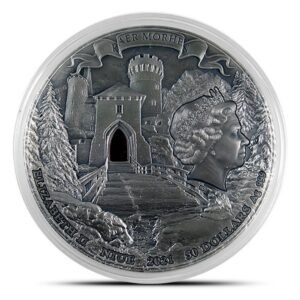 2021 1 Kilo Niue Blood Of Elves The Witcher Series Silver Coin (Box + CoA)