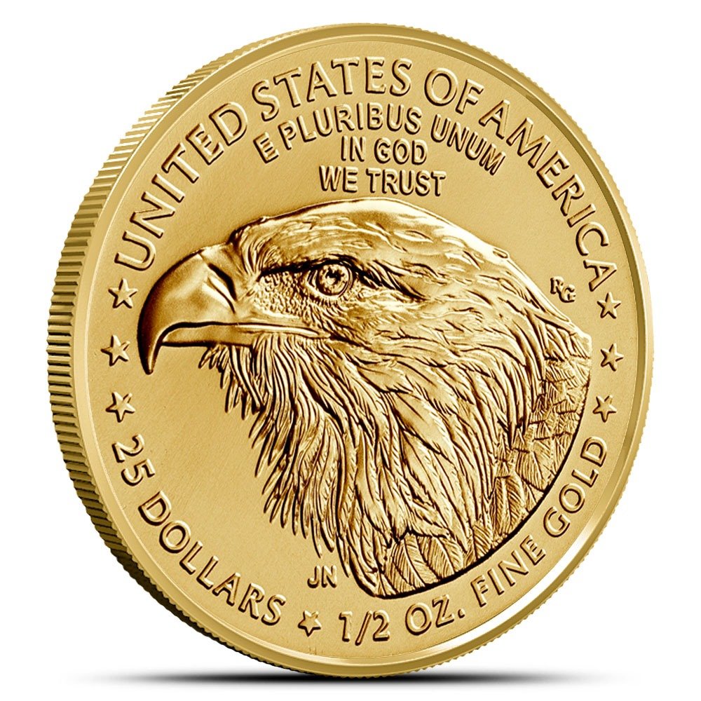2021 1/2 oz American Gold Eagle Coin (Type 2) - Image 2