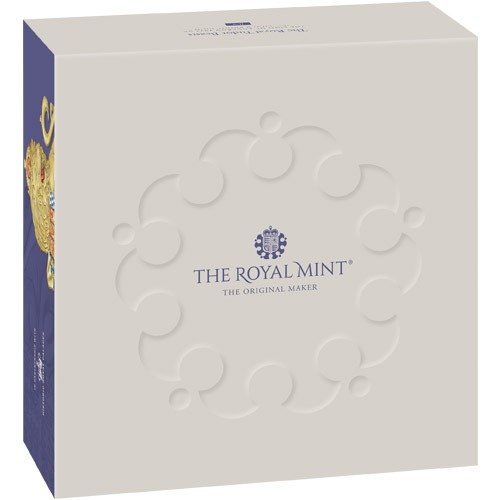 2022 10 oz Proof British Silver Tudor Beasts Lion of England Coin (Box + CoA) - Image 5