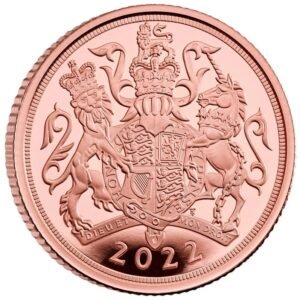 2022 Proof Gold Sovereign 5 Coin Set Fifth Head Boxed