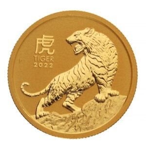 2022 1/4 oz Year of the Tiger Gold Coin Perth Mint Australian Lunar Series