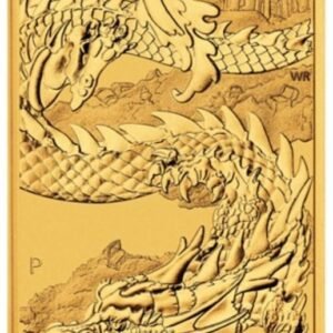 2023 1 oz Dragon Rectangular Gold Bar (Coin)