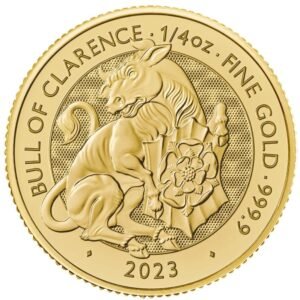 2023 1/4 oz Bull of Clarence Gold Coin Tudor Beasts