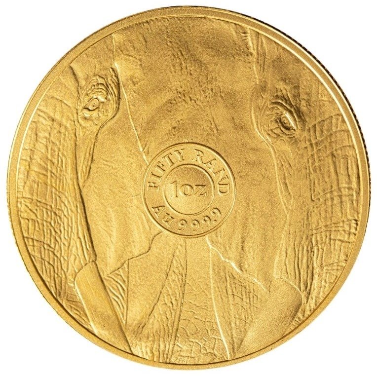 2023 1 oz Elephant Gold Coin Big Five Series - Image 2