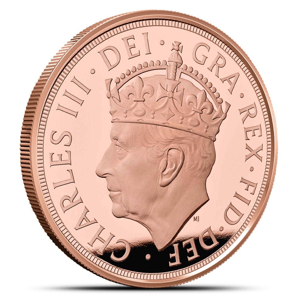 2023 Great Britain Gold Coronation of King Charles III Sovereign 5-Coin Set - Image 2